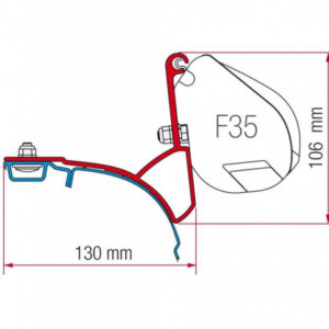 Adaptor pentru Fiamma F35 Volkswagen Multivan Transporter T5 /T6