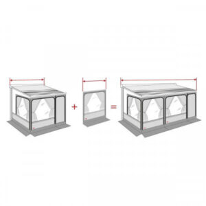 Extensie pentru cortul Privacy Room pentru copertina Fiamma F45