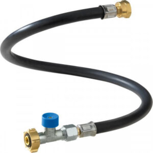 Furtun de presiune (30 bar) cu supapa de siguranta 75 cm, butelie ROMANIA (G2)